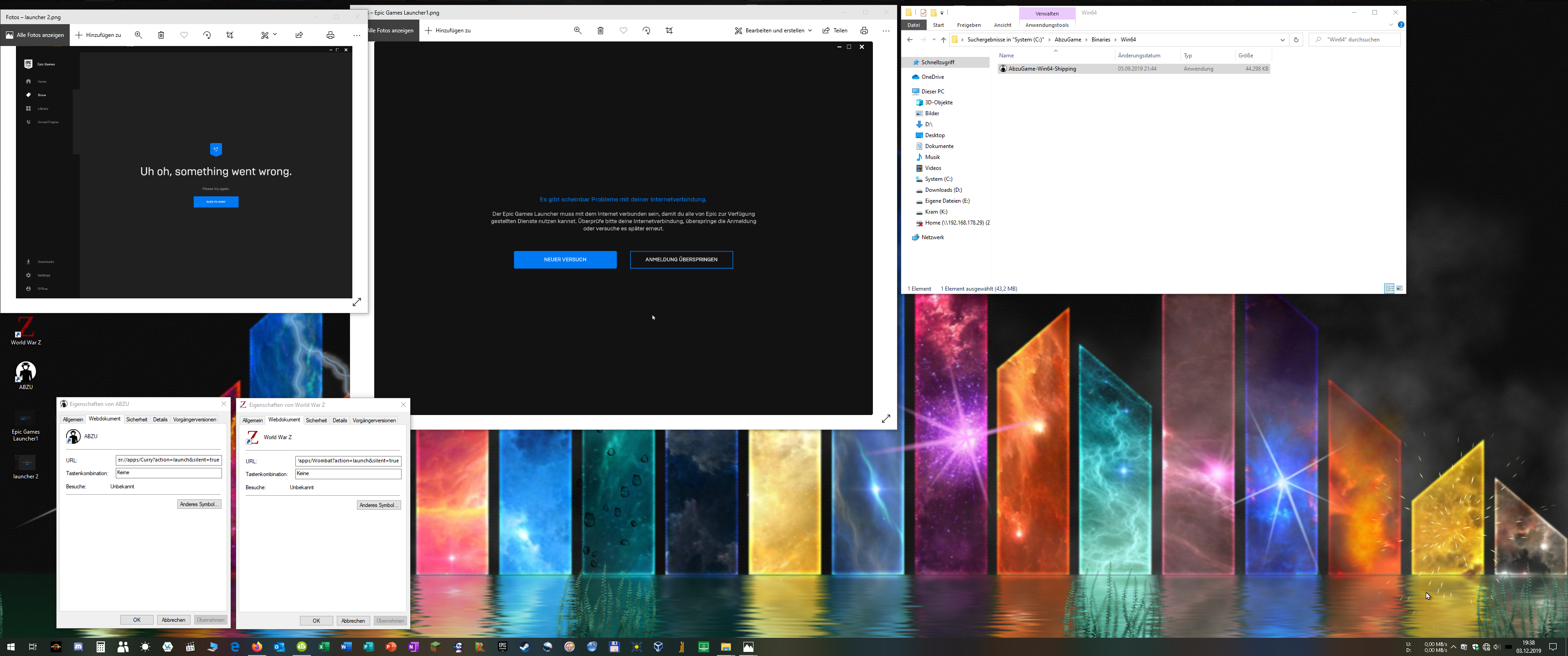 [Epic Games Store] des Launchers beim spielen