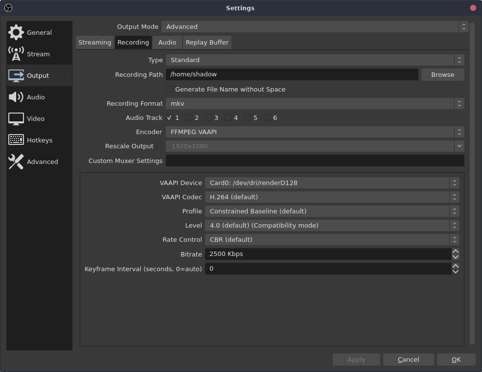 OBS Aufnahme laggt unter Linux (Encoder overloaded) ComputerBase Forum