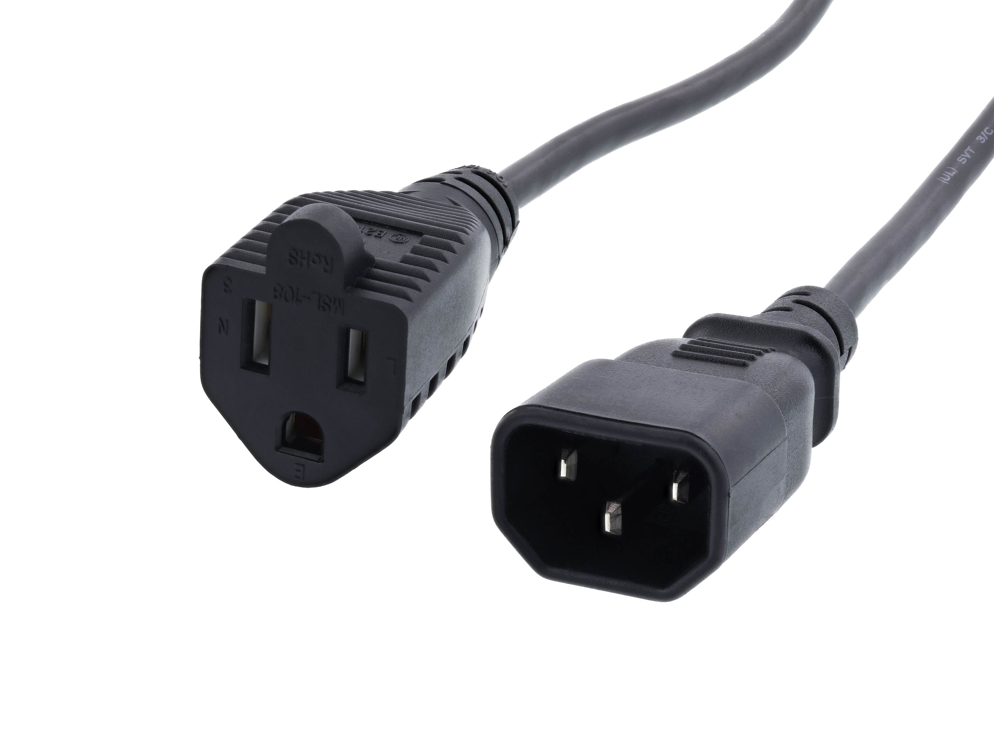 1 FT Power Cord Monitor Adapter Computer Cable Store