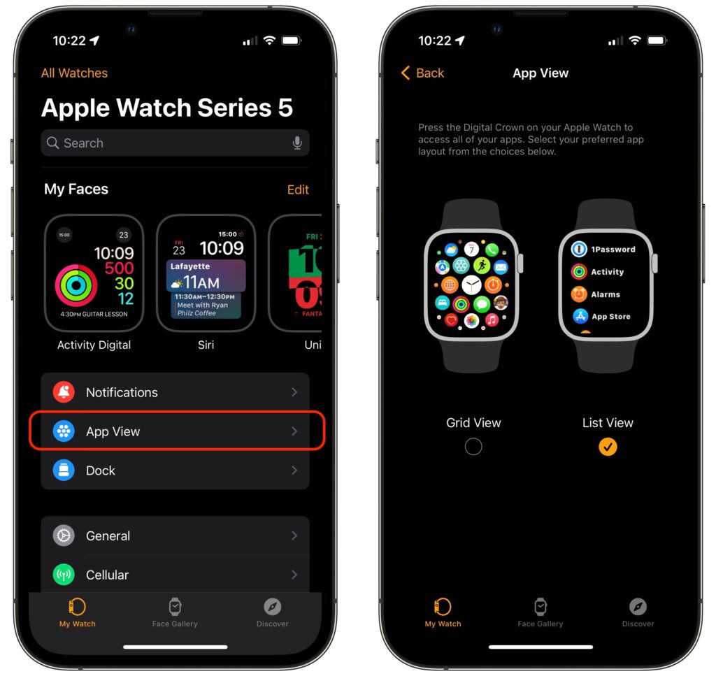 Find Apple Watch Apps Faster in List View Computer Hardware