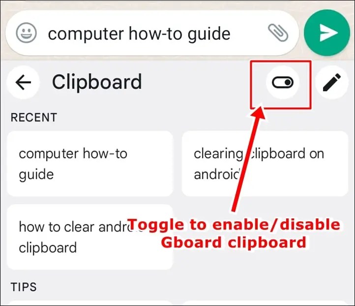 How to Clear The Clipboard on Android