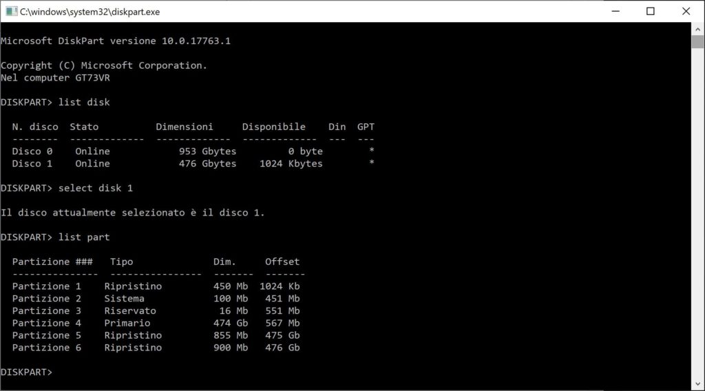 Bitlocker Impossibile trovare il file specificato / Errore nella