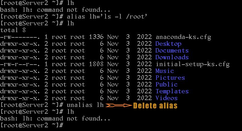How to create, change, and delete aliases in Linux