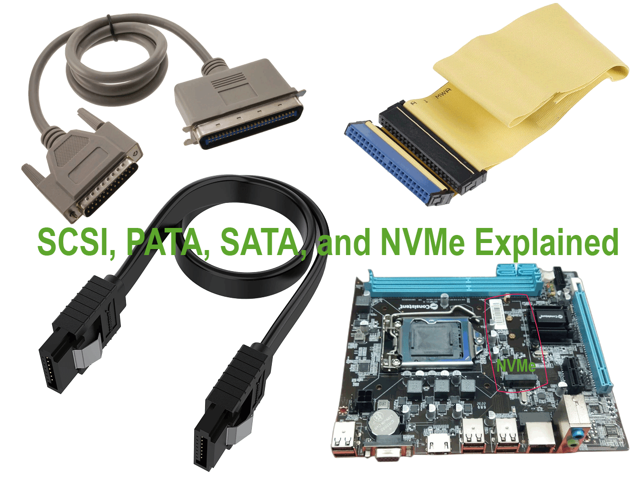 SCSI, PATA, SATA, and NVMe Explained
