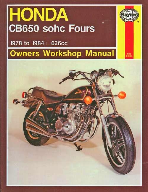 1980 Honda CB650 Repair Manuals MOTORCYCLEiD