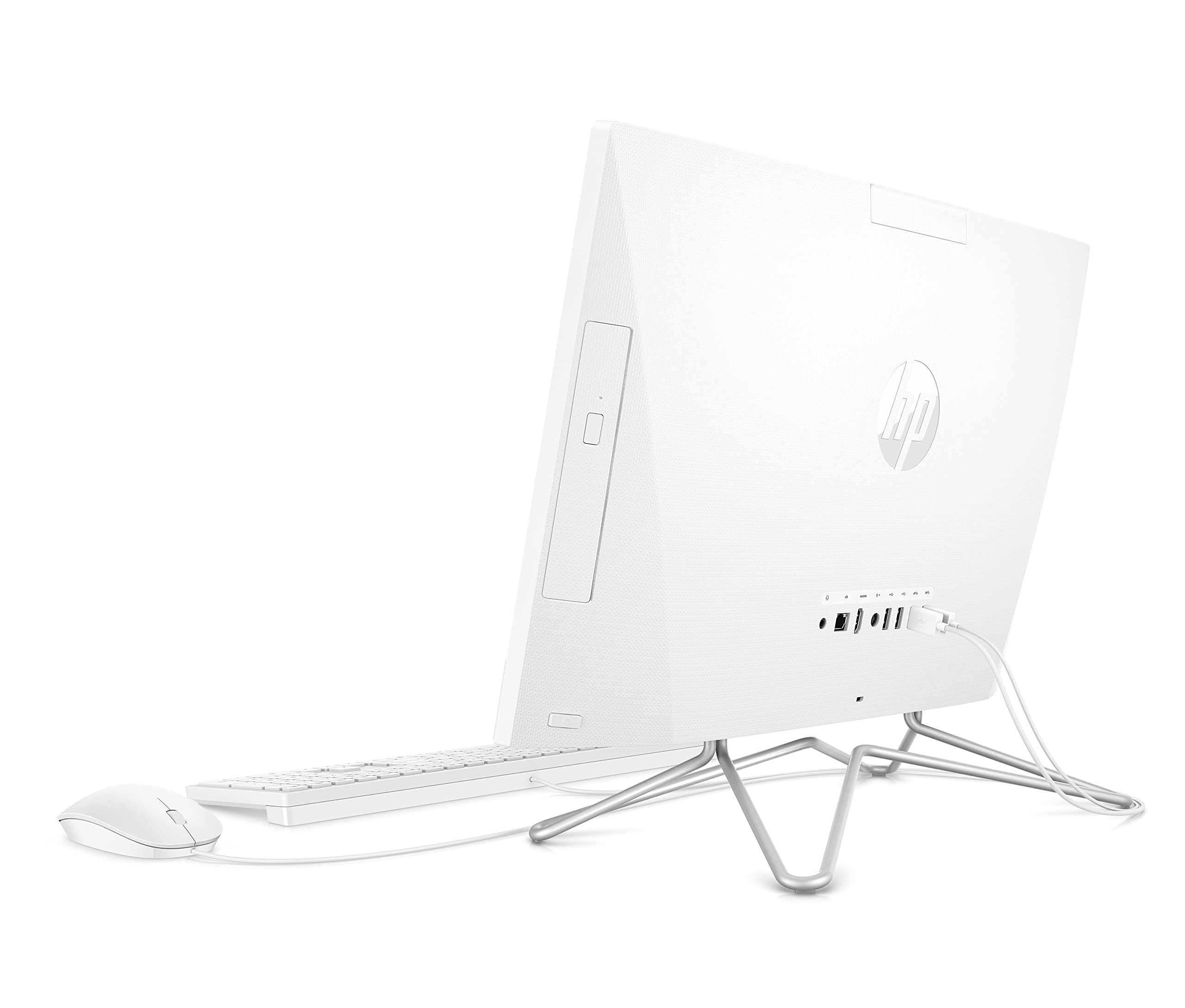 HP 200 G4 22 AllinOne Desktop (i3, 12th Gen, 4GB, 1TB, Snow white