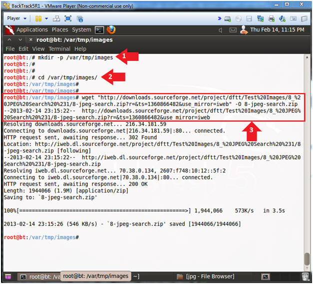 Foremost Lesson 1 Recovering Pictures from a NTFS File System