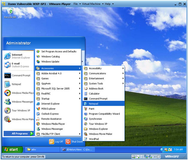 IEHistoryView Viewing Past URL  History