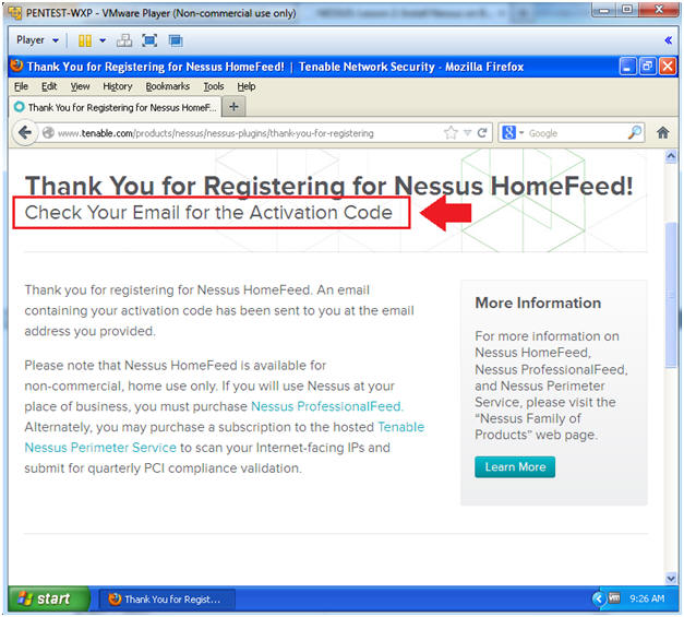 NESSUS Lesson 0 Register and Download Nessus Security Scanner