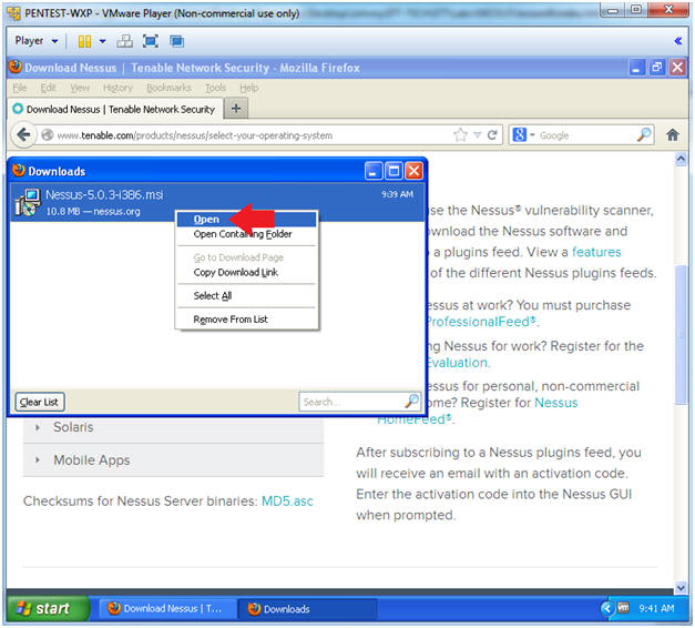 NESSUS Lesson 0 Register and Download Nessus Security Scanner