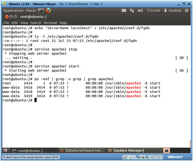 Ubuntu Lesson 10 Install and Configure Apache2