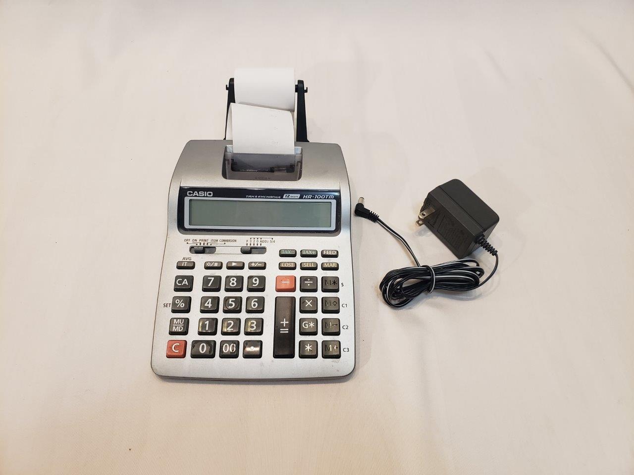 Casio Printing Calculator Model HR100TM Computer store