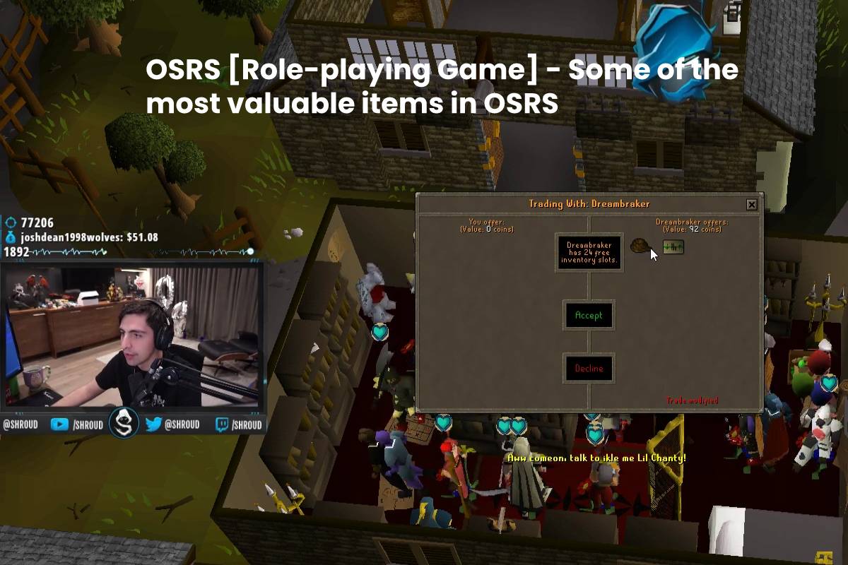 Osrs [Role-Playing Game] - Some Of The Most Valuable Items In Osrs