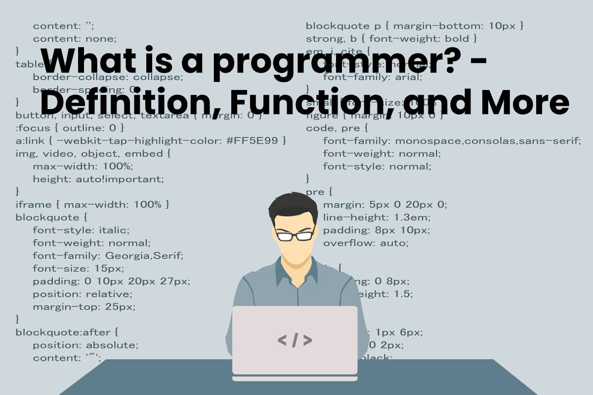 What is Programmer? Definition, Functions, and More