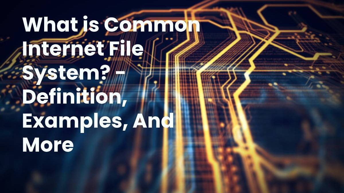What is Common File System? Definition, Examples, And More