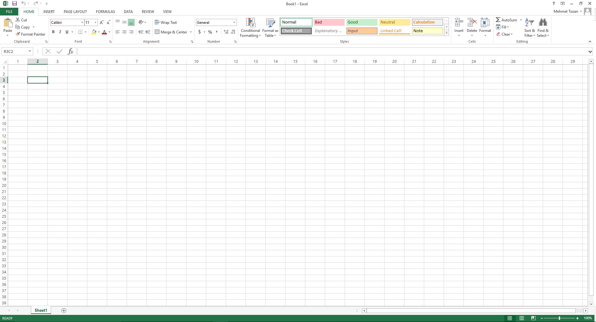 Column Labels Are Numbers Instead Of Letters in Microsoft Excel 2013