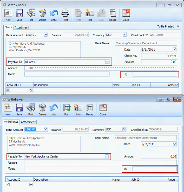 Banking > Improvement in the Banking Payee