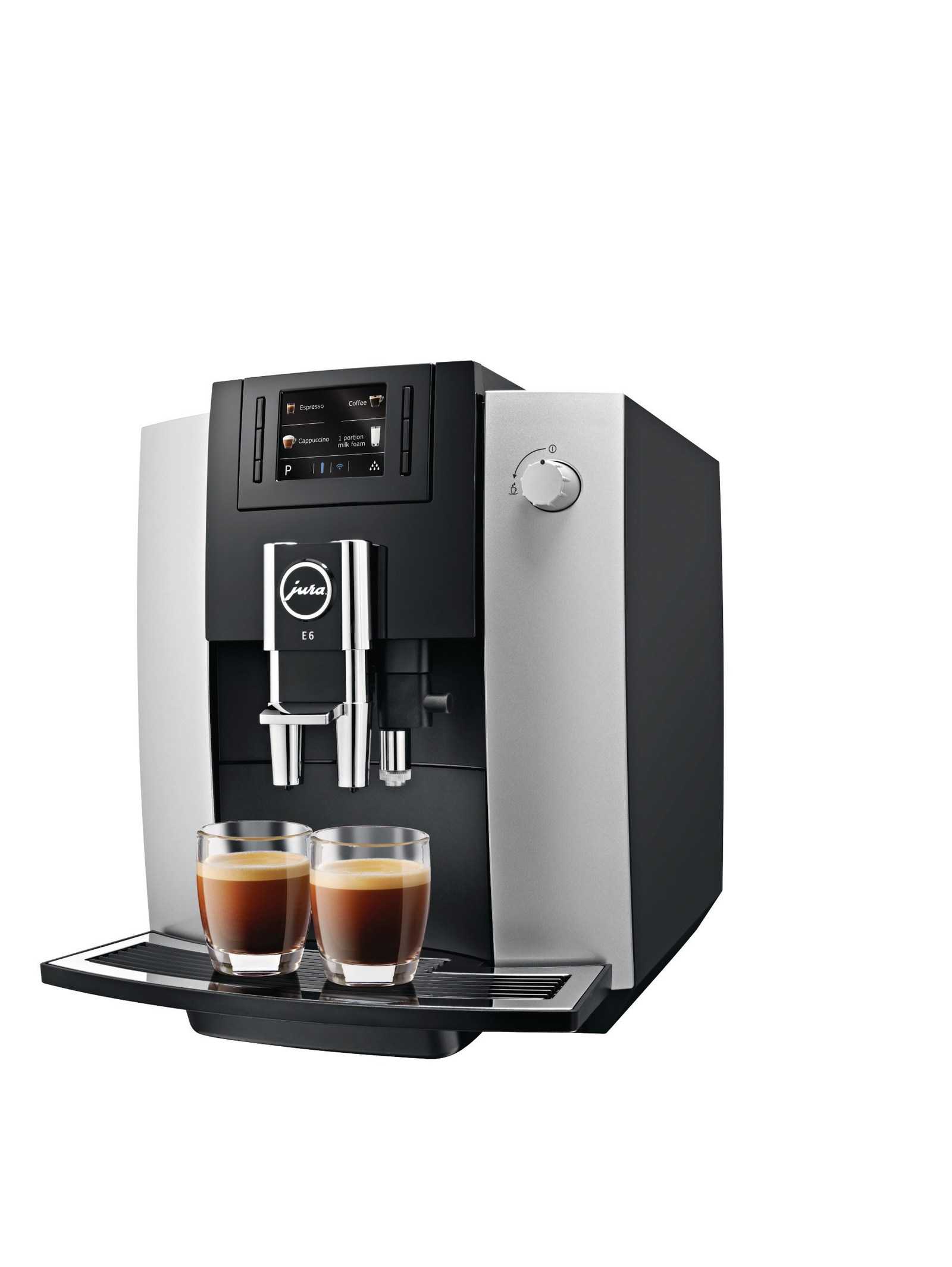 Bring the specialty coffee trend home with the JURA E6 automatic machine