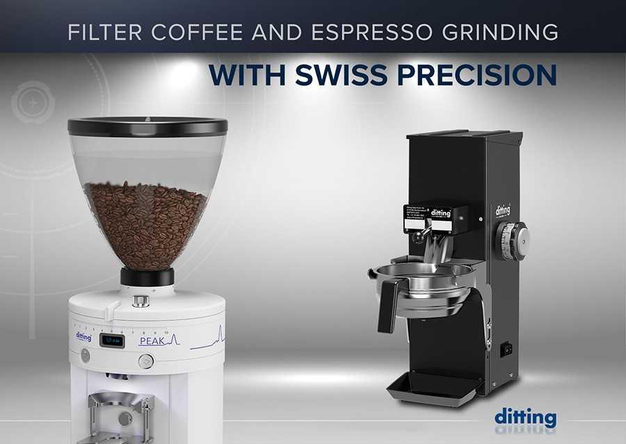Ditting at Host Filter coffee and espresso grinding with Swiss precision