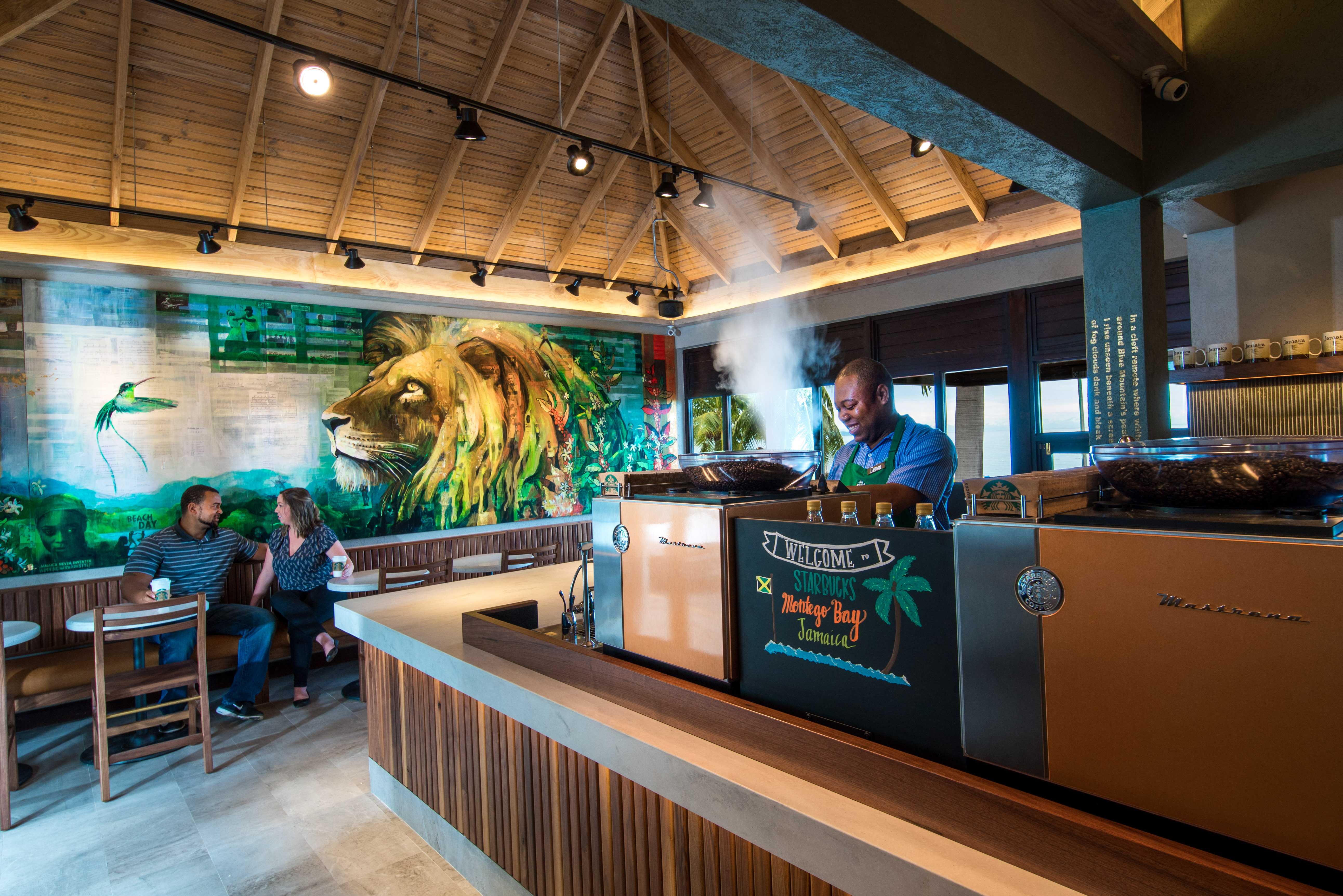 Starbucks first coffee shop in Jamaica honors country’s rich heritage