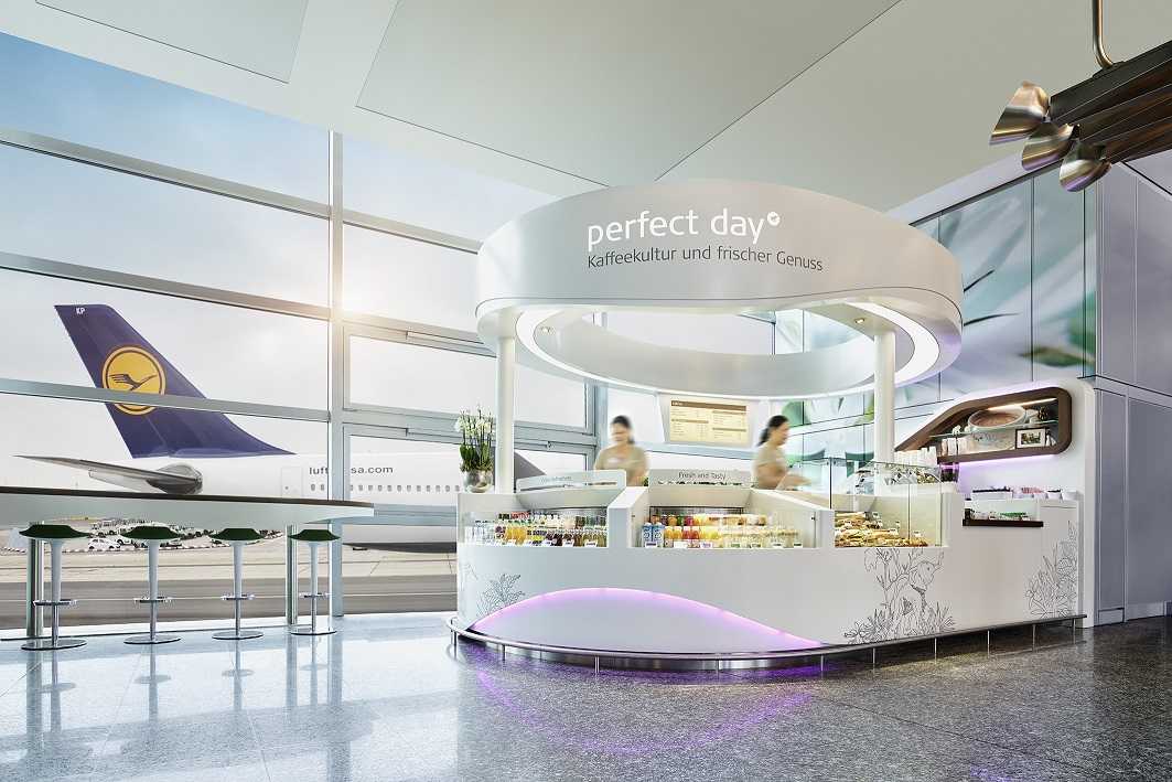Britishbased Ssp opens coffee shop perfect day micro at Frankfurt Airport
