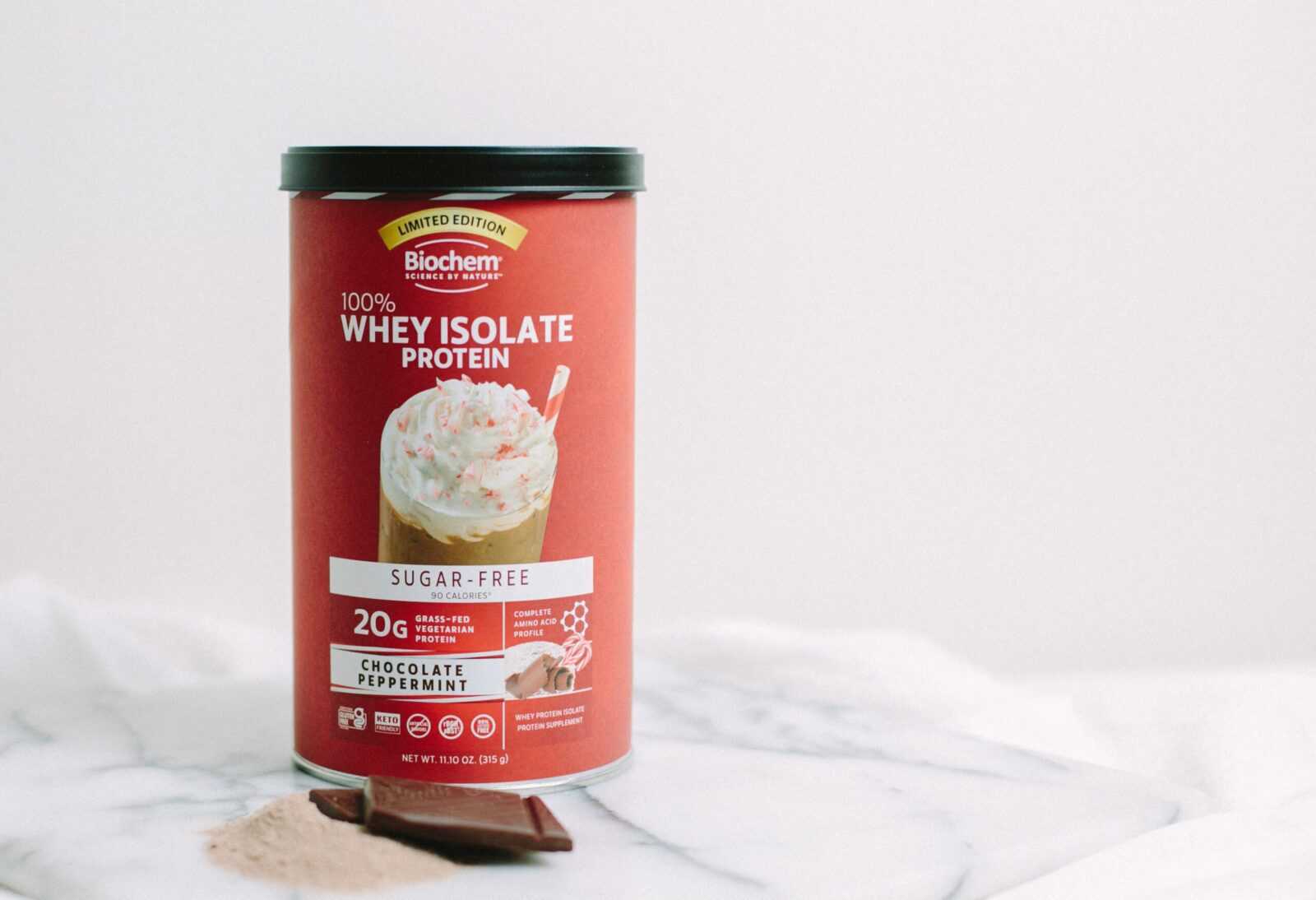 Biochem launches brandnew Chocolate Peppermint Whey Isolate Protein