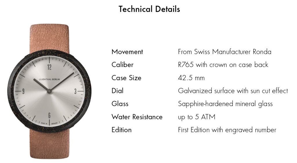 Lilienthal Berlin launches the world‘s first watch made from recycled