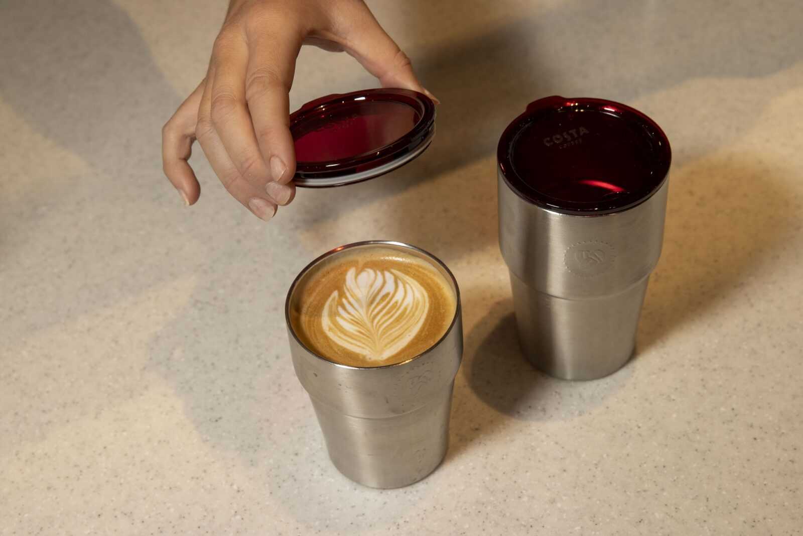 Costa Coffee trials innovative reusable cup scheme powered by blockchain