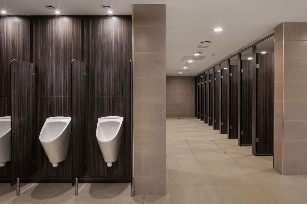 office toilet cubicles, layouts and designs Concept
