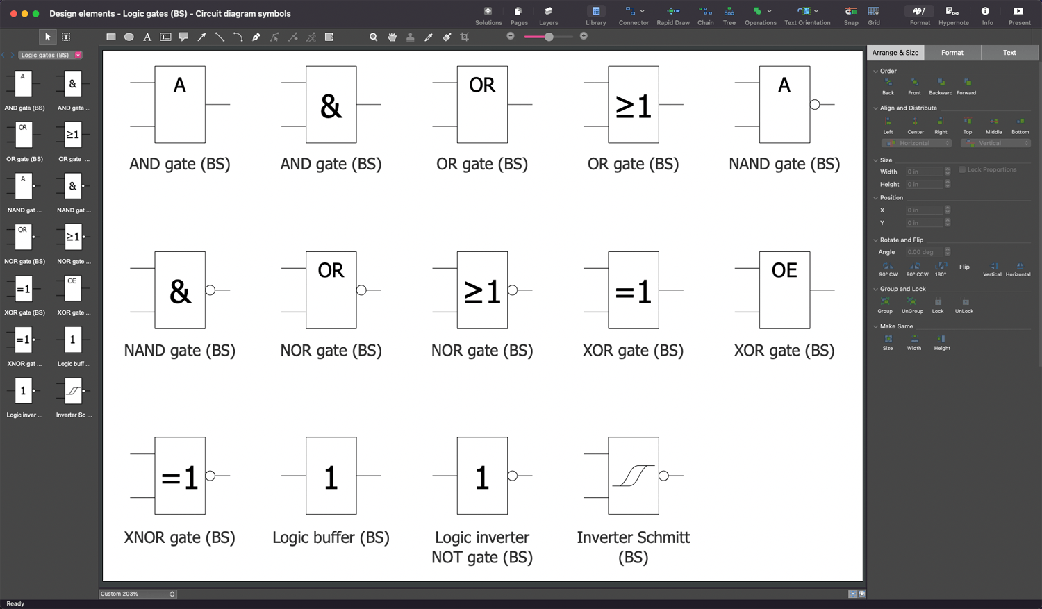 Logic Gate Symbols