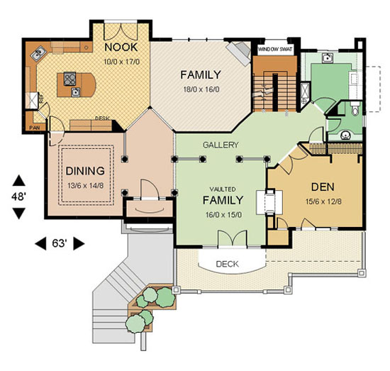 Cafe Floor Plans Professional Building Drawing
