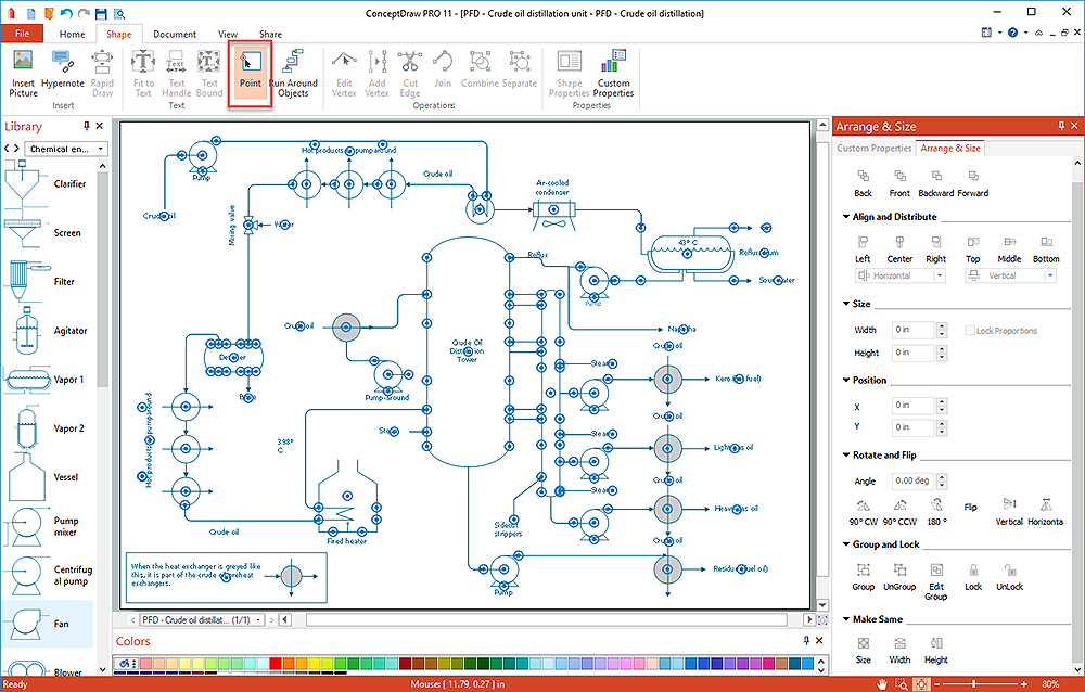 Add, Move, or Delete Connection Points on PC | ConceptDraw HelpDesk