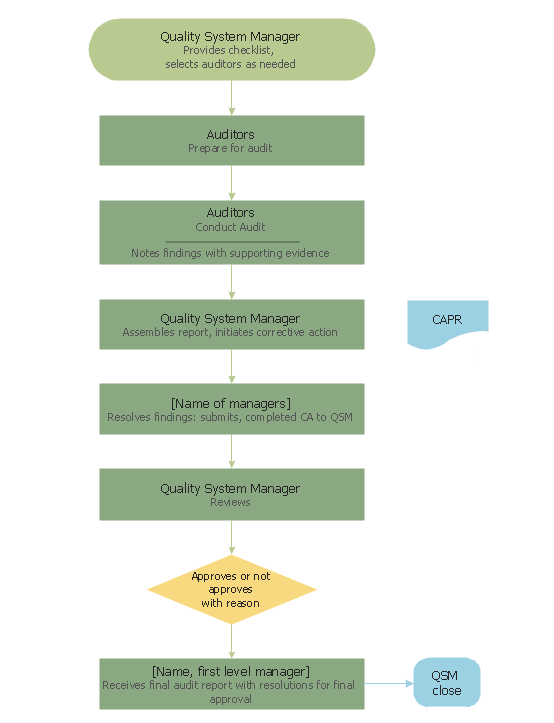 Internal Audit Process Flow Chart