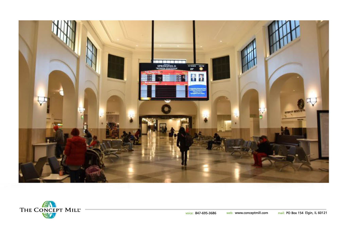 Springfield Amtrak Station Graphics