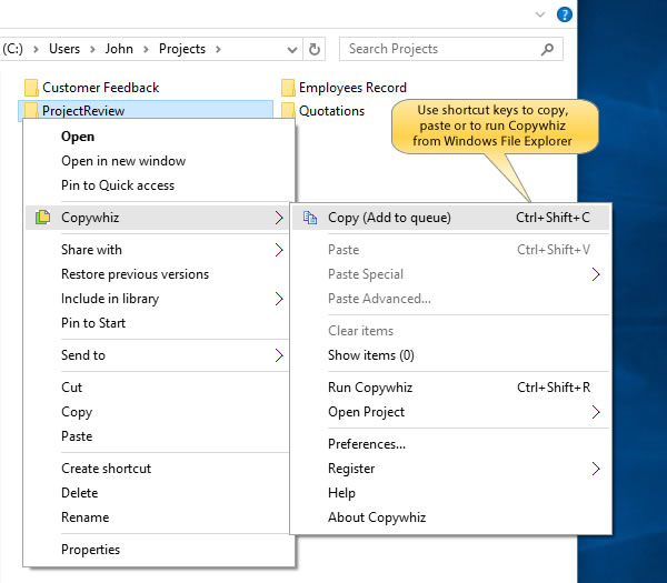 Automatically skip identical (same) files when copying files in Windows