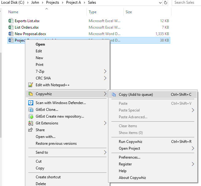 Windows Quickly replace an old file with a new file keeping old name
