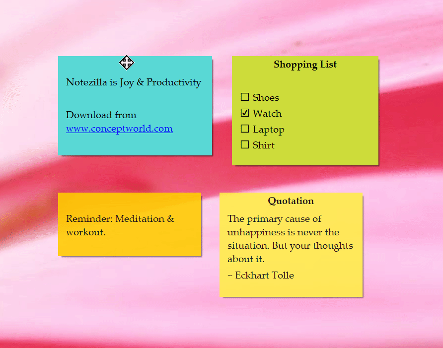 What's new in Notezilla 9 Sticky notes app for Windows, Android