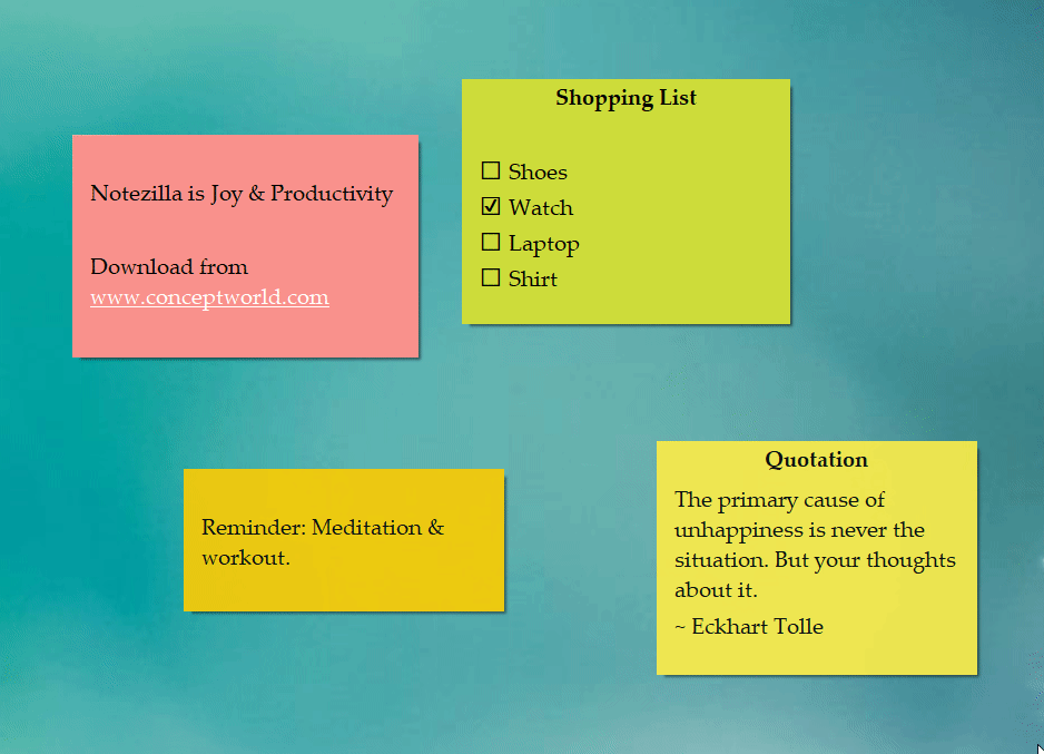What's new in Notezilla 9 Sticky notes app for Windows, Android