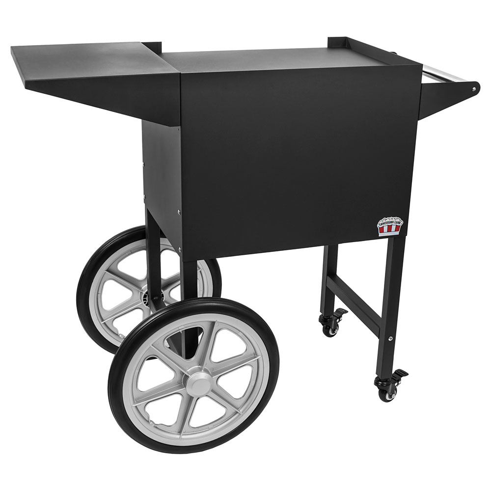 Black Popcorn Machine Cart Concession Land