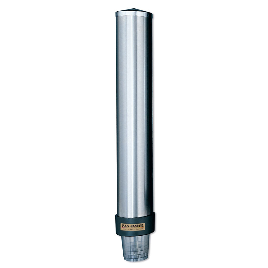 Stainless Steel Beverage Cup Universal Dispenser 6 to 12 oz.