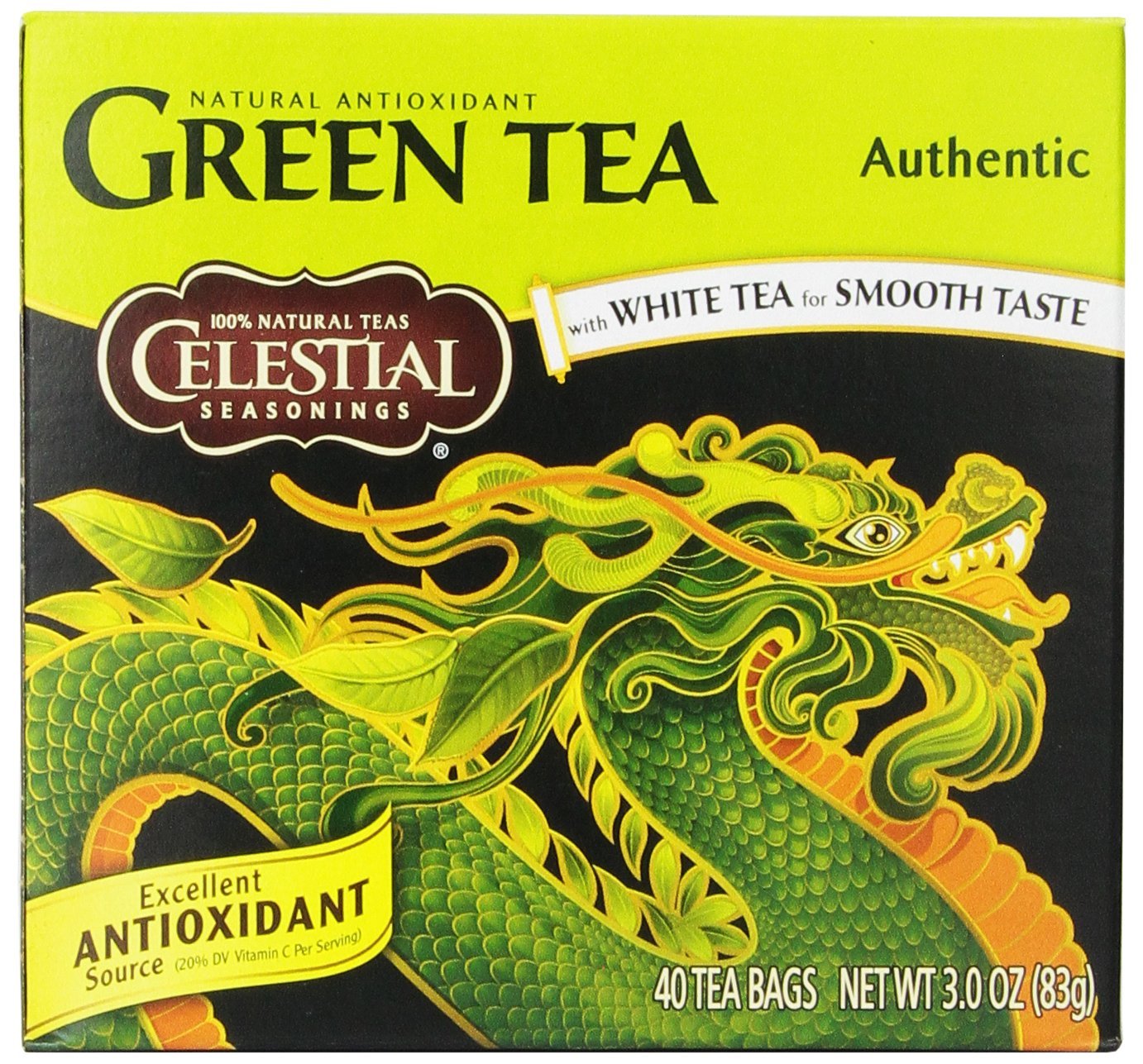 Celestial Seasonings Green Tea Assortment 25 Count Each Box, 6 Boxes Total