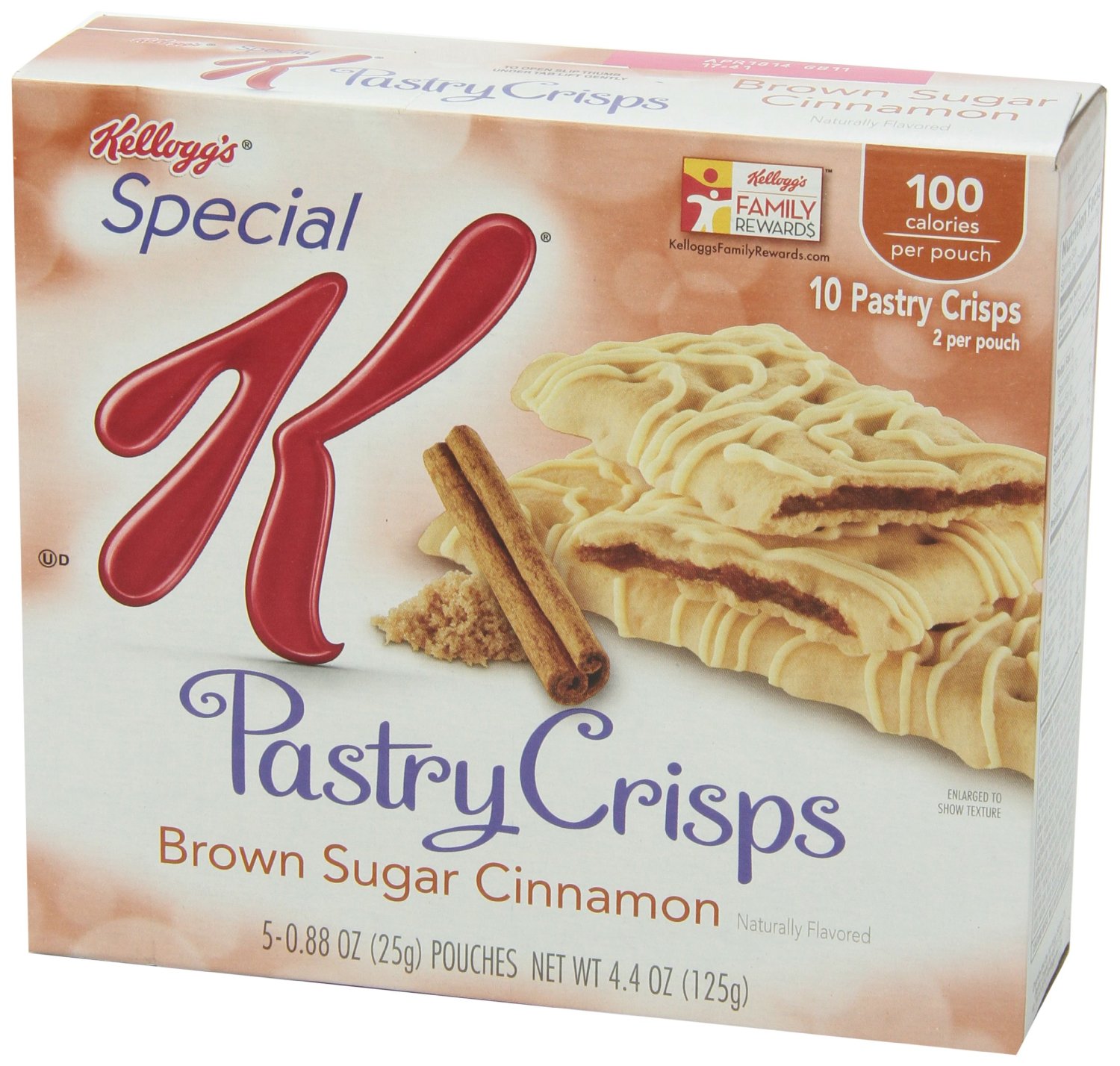Kellogg's Special K Brown Sugar Cinnamon Pastry Crisps 81 Total