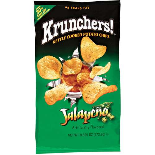 Jays Krunchers Kettle Cooked Jalapeno Potato Chips 1 oz ea 56 Bags Total