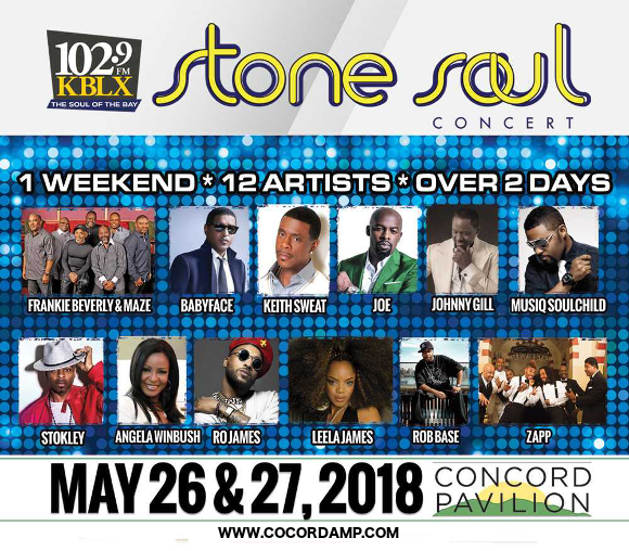 KBLX Stone Soul Concert Maze, Frankie Beverly, Keith Sweat, Johnny