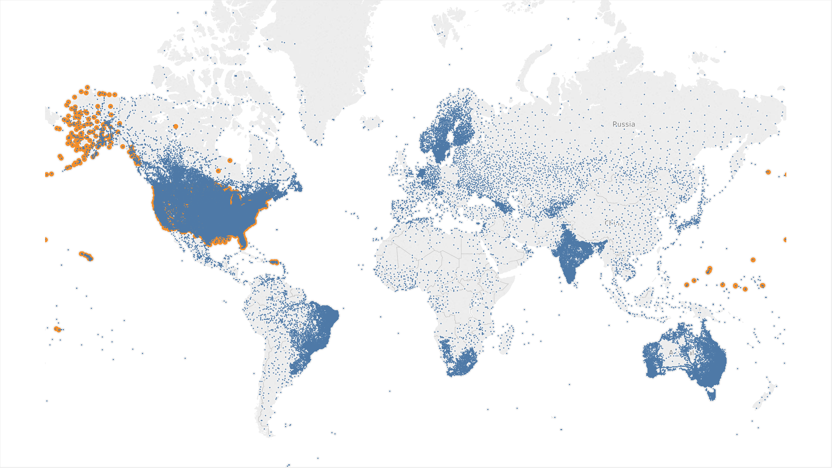 Visualization of the Week NOAA Weather Station Network Map Concord