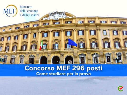 concorso mef 2023 Concorso Mef 2022 – 296 Posti – Come Studiare Per La Prova