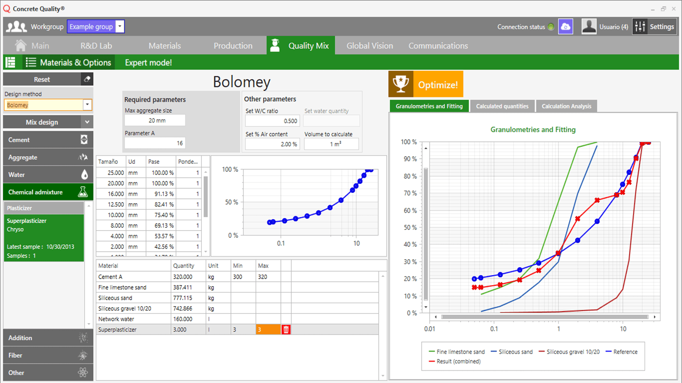 Quality Mix Concrete Mix Design Calculator Software Nexso
