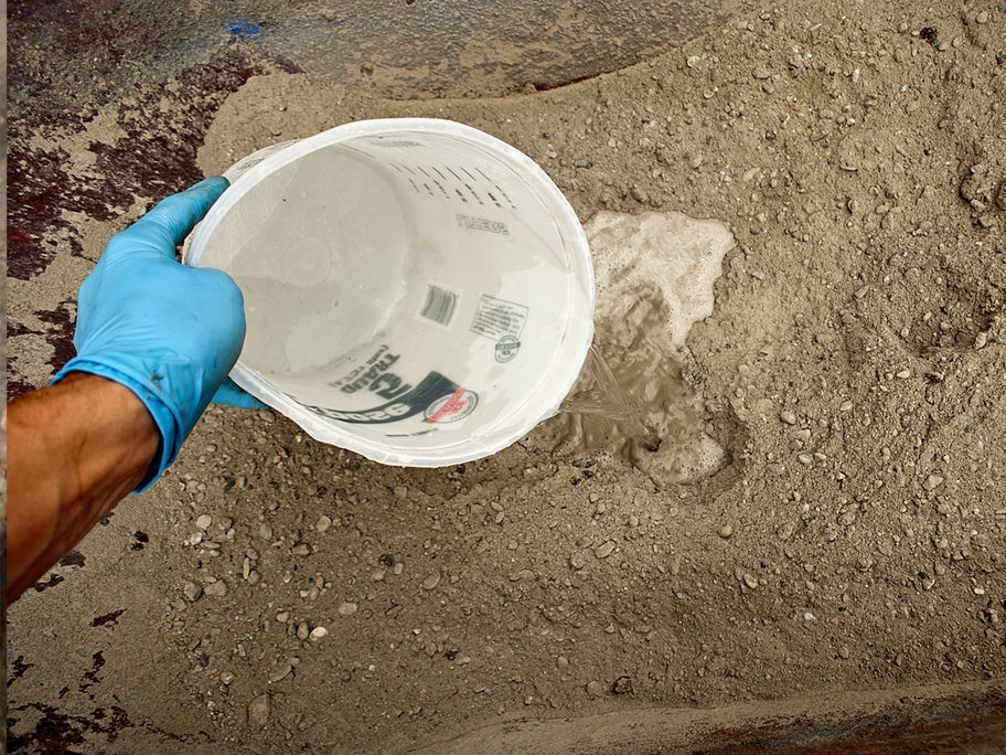 Mixing Concrete by Hand Concrete Exchange