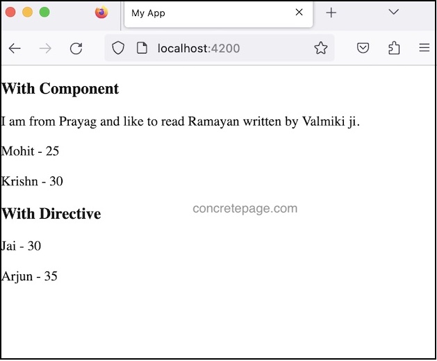 Angular createEmbeddedView with Context and Injector