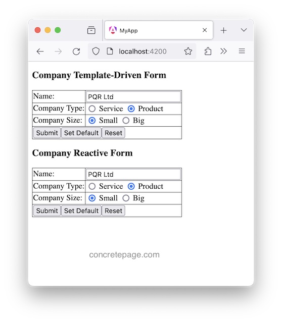 Angular Radio Button Selected By Default
